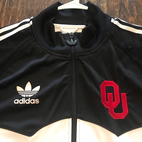 Vintage Adidas University of Oklahoma Track Jacket - Picture 2 of 4